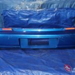 2004-2005 Subaru Impreza WRX STI World Rally Blue Rear Bumper W/ Splats JDM EJ205