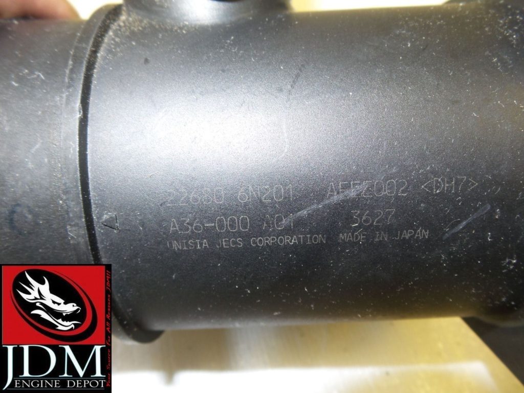 0002 NISSAN, INFINITI MASS AIR FLOW SENSOR MAF 22680 6N201 JDM SR20DE