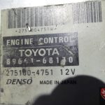 2003 2004 2005 TOYOTA WISH (ZNE14) 1.8L 4CYL A/T AWD ECU #89661-68130 JDM 1ZZ-FE