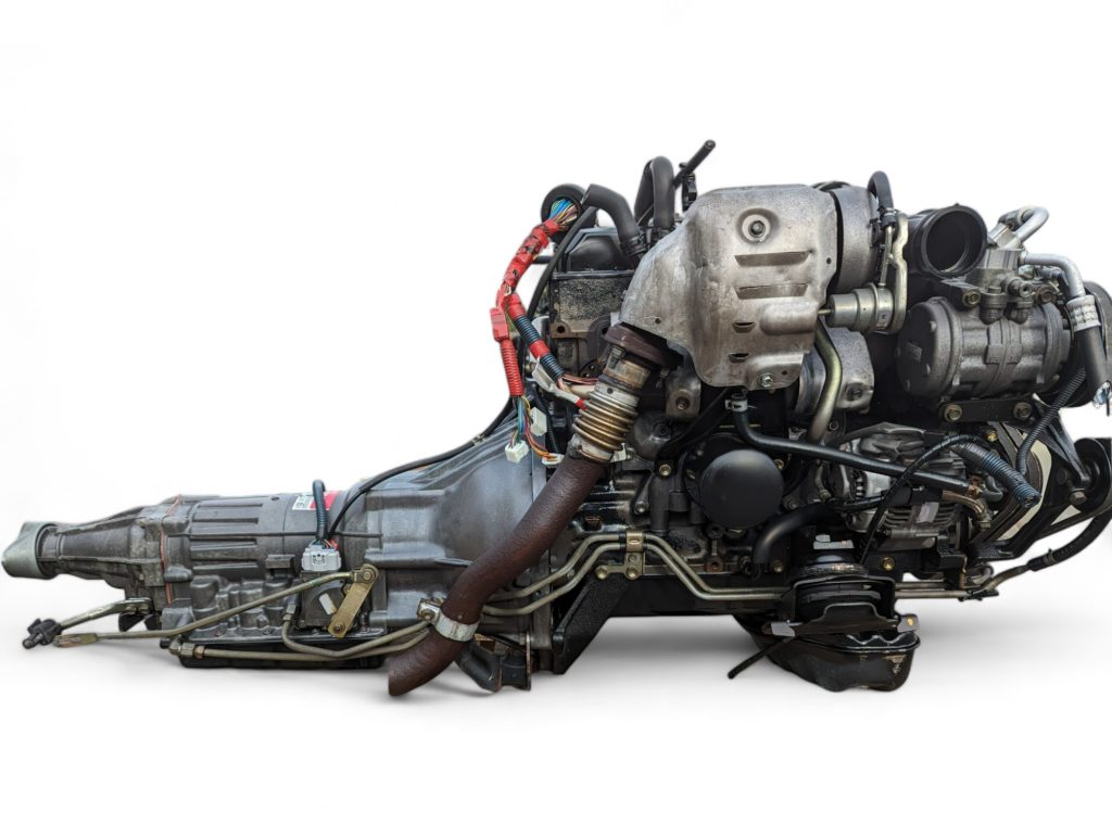 Toyota Crown Comfort LXS11 2.4L Turbo Diesel Engine Transmission JDM ...