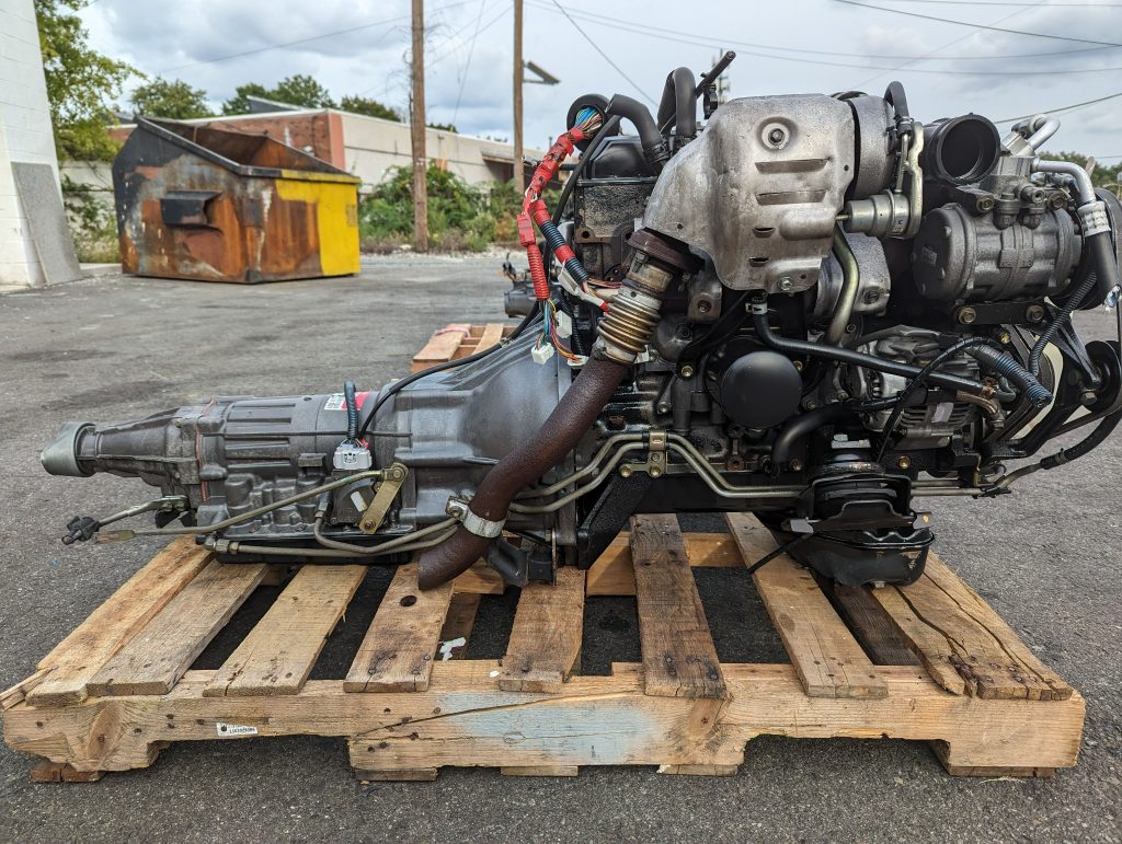 Toyota Crown Comfort LXS11 2.4L Turbo Diesel Engine Transmission JDM ...