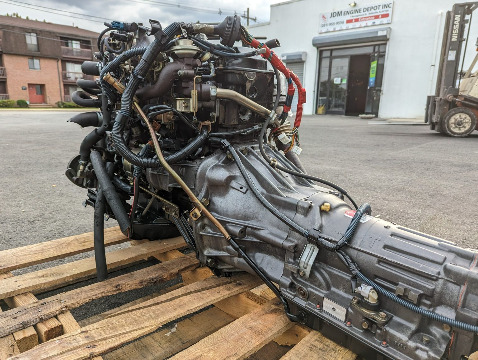 Toyota Crown Comfort LXS11 2.4L Turbo Diesel Engine Transmission JDM ...