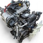 Toyota Crown Comfort LXS11 2.4L Turbo Diesel Engine Transmission JDM 2LTE 453730