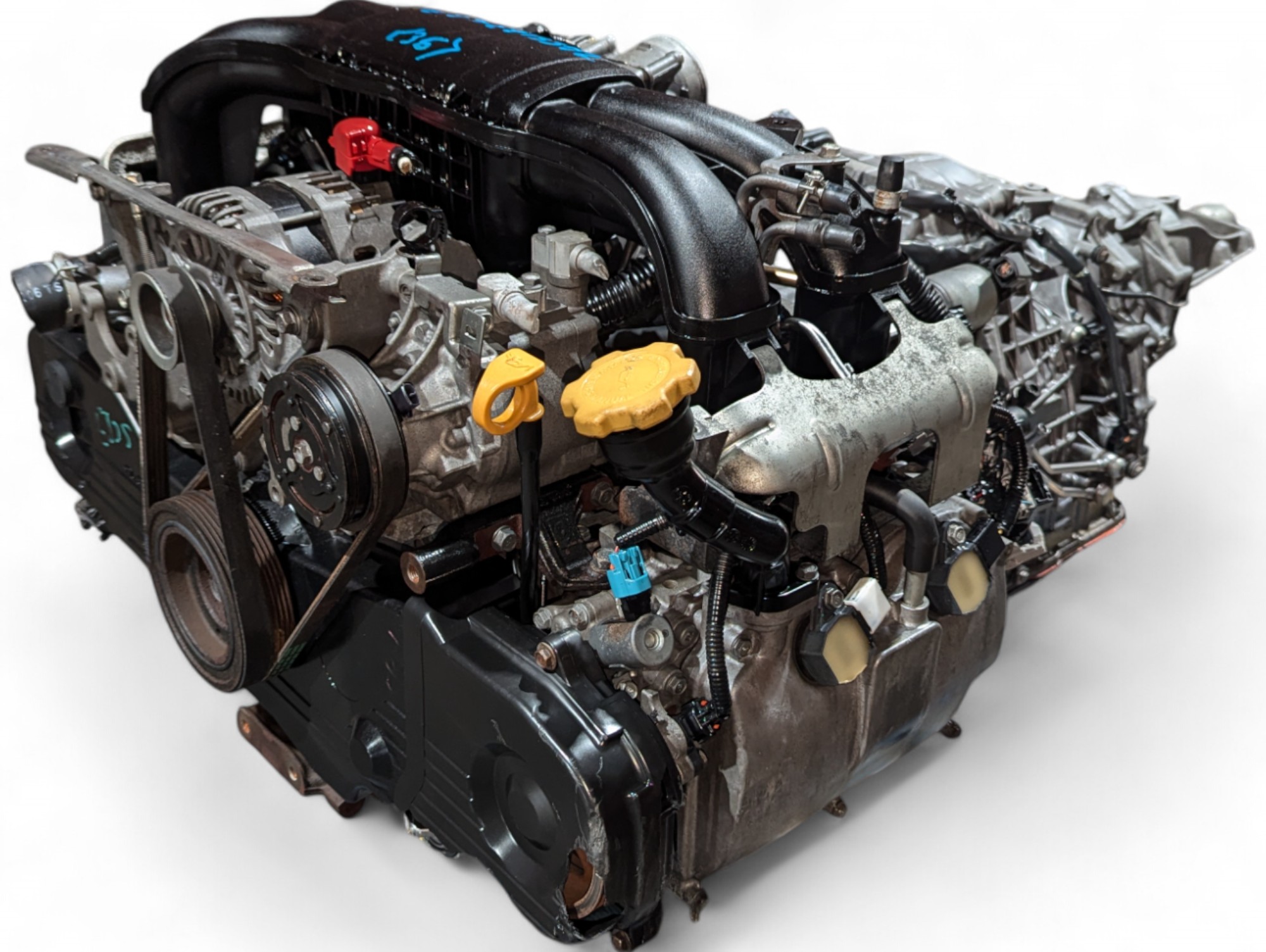 pxl20241014203553027-photoroom.jpg Subaru Legacy 2010 2011 2012 2.5L 4CYL SOHC Engine Motor JDM EJ253 E218372 - Image 1