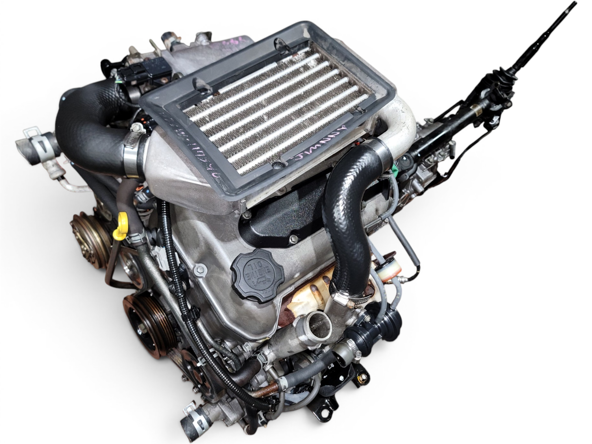Suzuki Jimny JB23W 1998-2000 Turbo Engine RWD Manual Transmission JDM K6A 2468 - image-1 Suzuki Jimny JB23W 1998-2000 Turbo Engine RWD Manual Transmission JDM K6A 2468 - Image 1