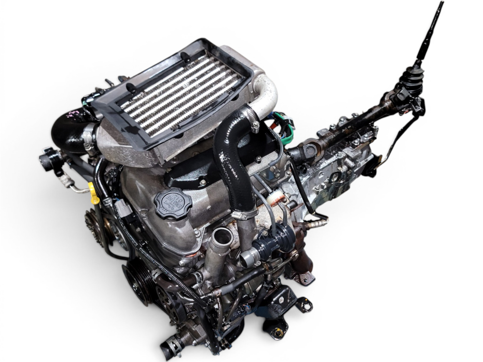 57-48.png Suzuki Jimny JB23W 1998-2000 Turbo Engine Transmission JDM K6A 3589 - Image 1